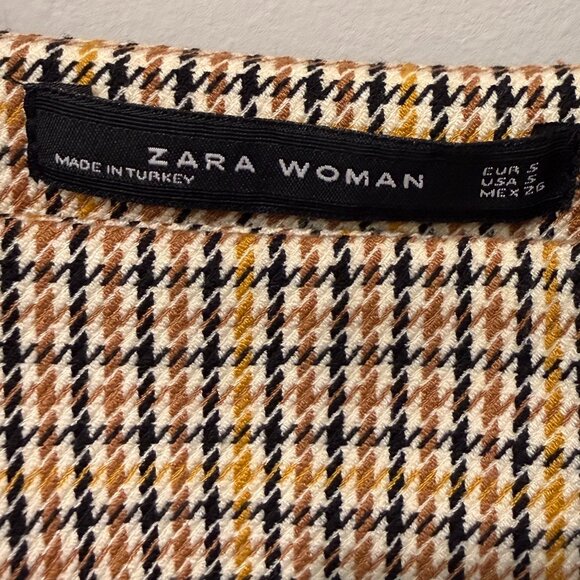 Zara Pinafore Mini Dress in Size Small - Picture 6 of 7